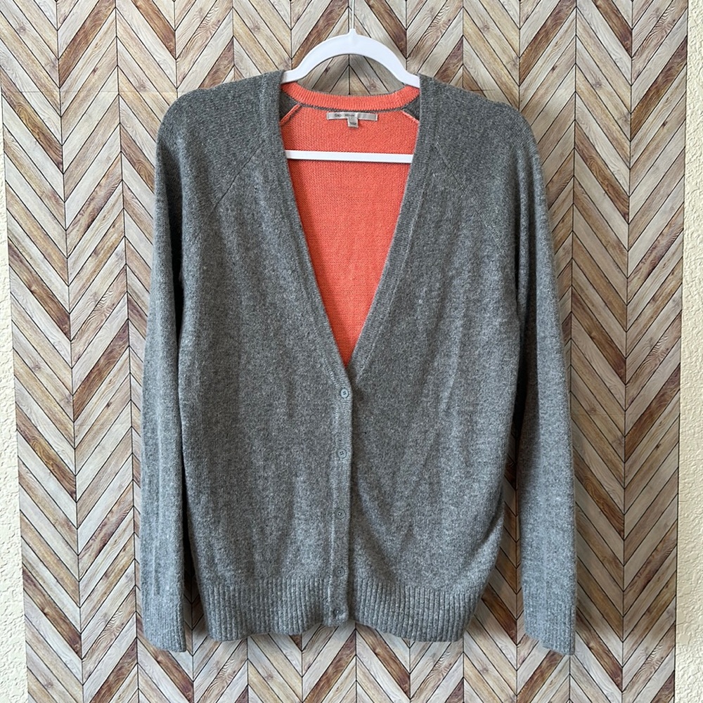 Gap Colorblock Super Soft Cardigan Sweater